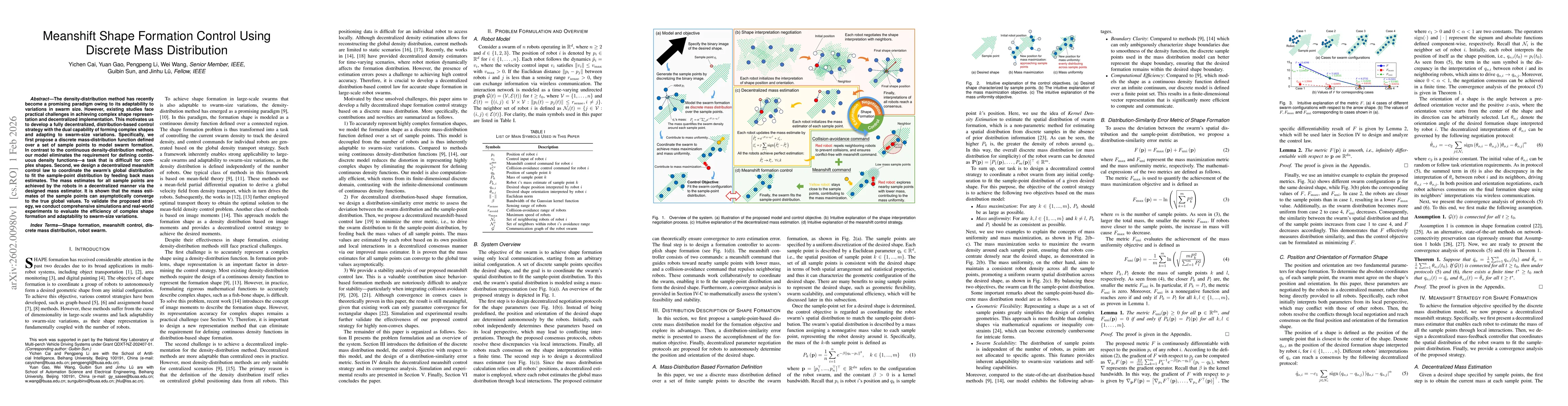 Thumbnail for Meanshift Shape Formation Control Using Discrete Mass Distribution