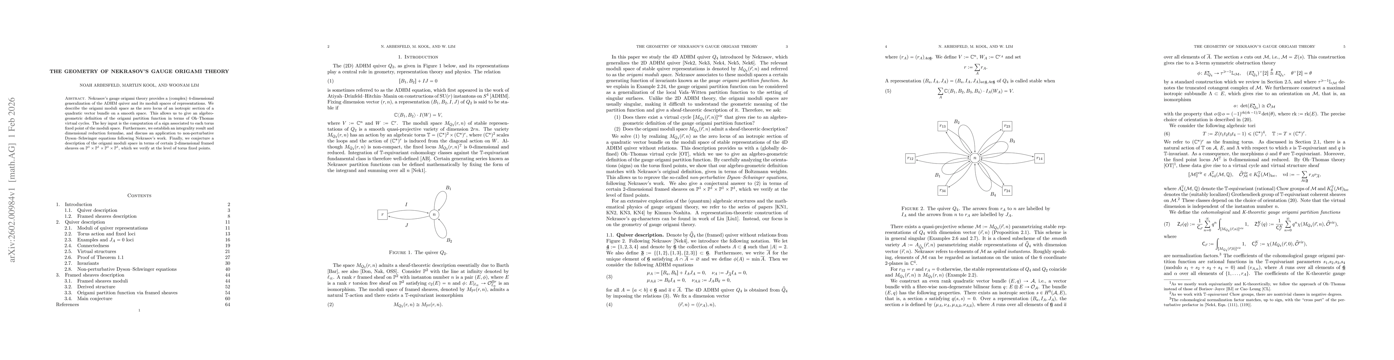 Thumbnail for The geometry of Nekrasov's gauge origami theory