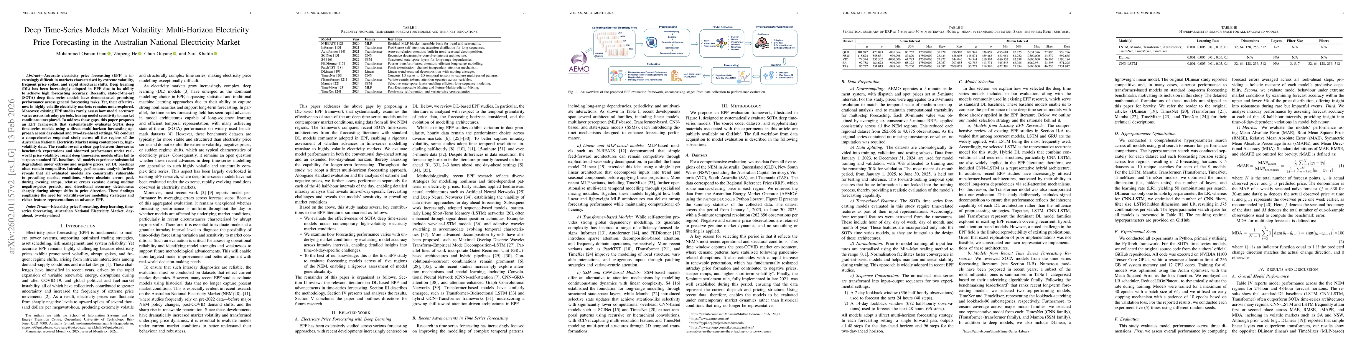 Thumbnail for Multi-Horizon Electricity Price Forecasting with Deep Learning in the Australian National Electricity Market