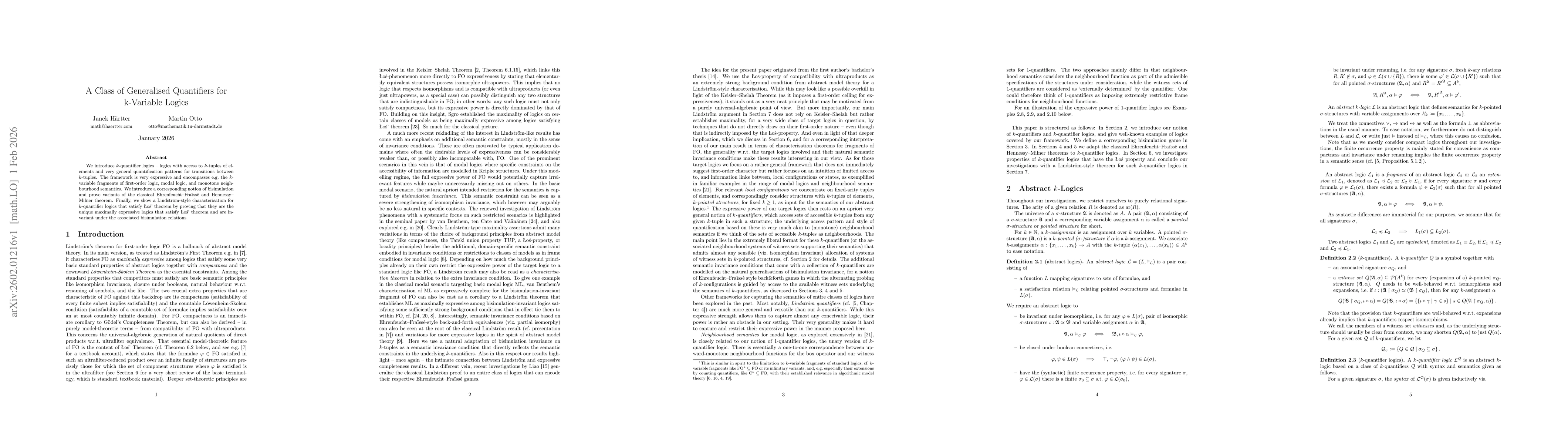 Thumbnail for A Class of Generalised Quantifiers for k-Variable Logics