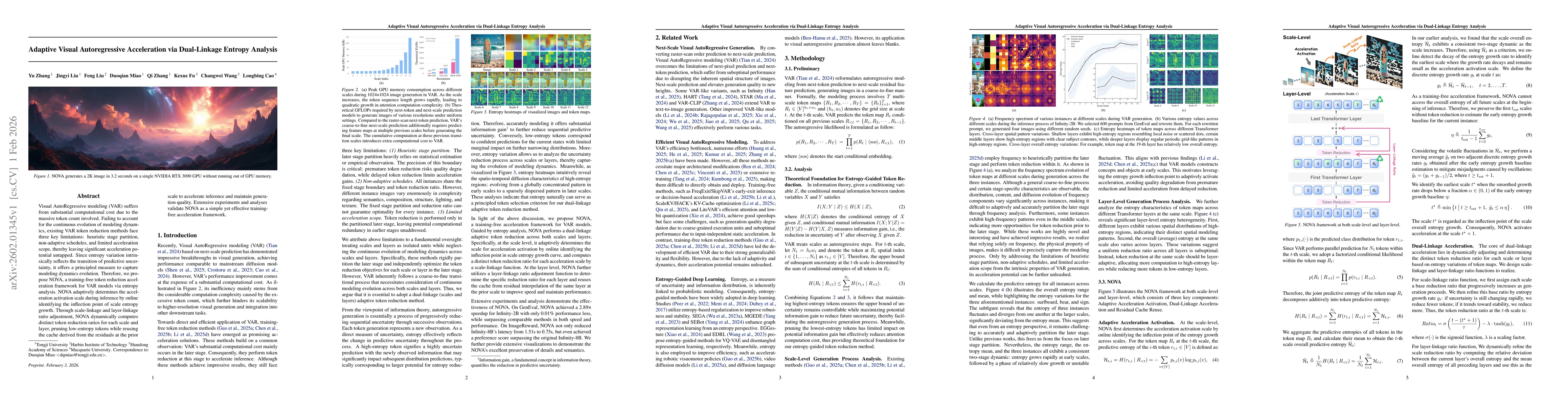 Thumbnail for Adaptive Visual Autoregressive Acceleration via Dual-Linkage Entropy Analysis