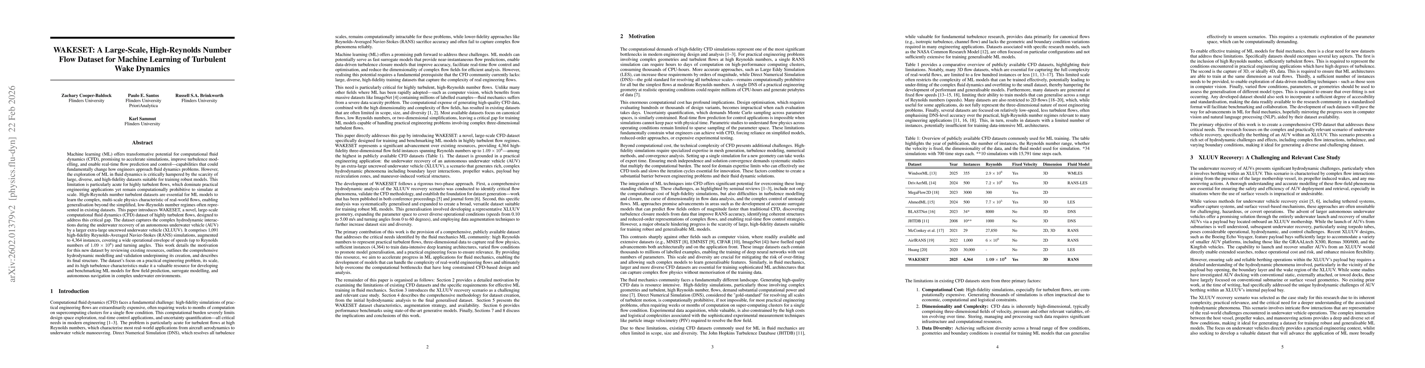 Thumbnail for WAKESET: A Large-Scale, High-Reynolds Number Flow Dataset for Machine Learning of Turbulent Wake Dynamics