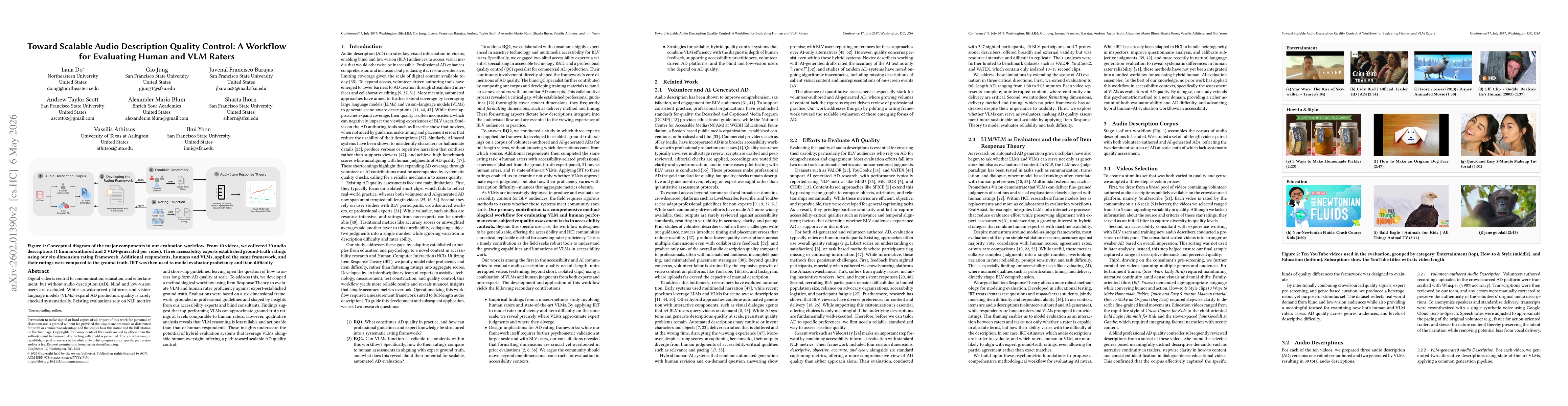 Thumbnail for How well can VLMs rate audio descriptions: A multi-dimensional quantitative assessment framework