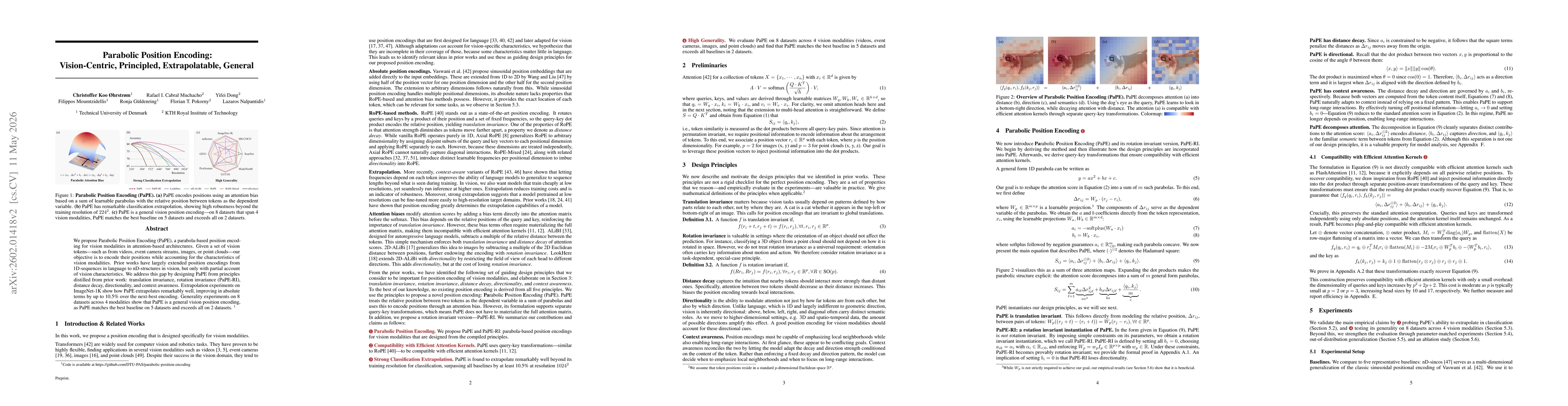 Thumbnail for Where to Attend: A Principled Vision-Centric Position Encoding with Parabolas