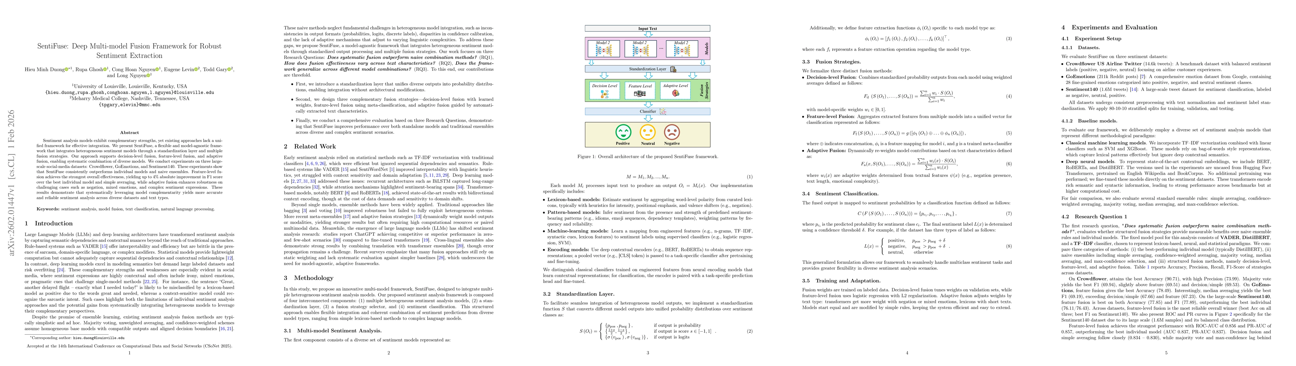 Thumbnail for SentiFuse: Deep Multi-model Fusion Framework for Robust Sentiment Extraction