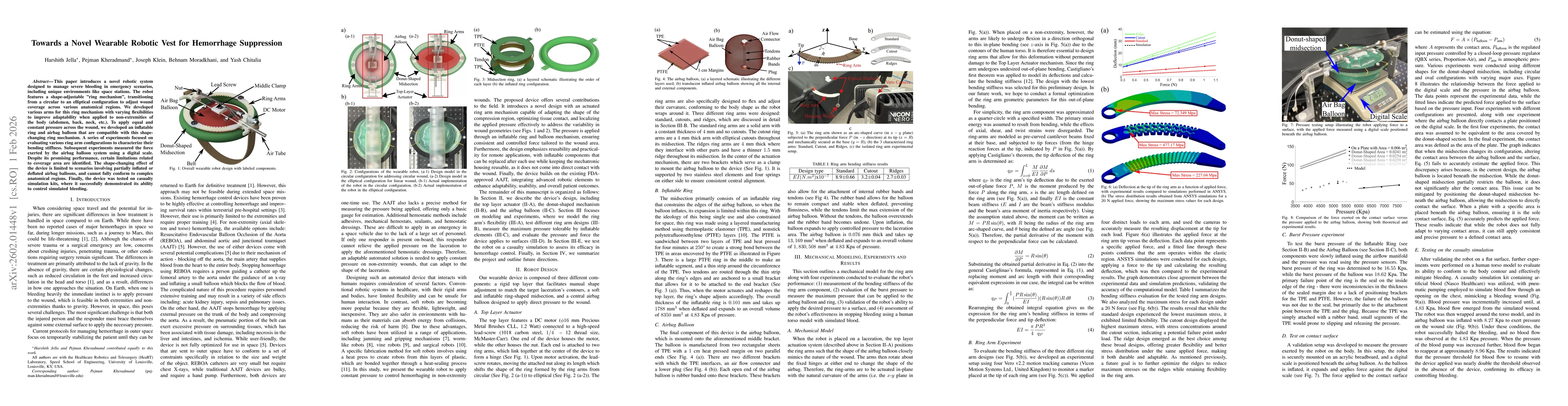 Thumbnail for Towards a Novel Wearable Robotic Vest for Hemorrhage Suppression
