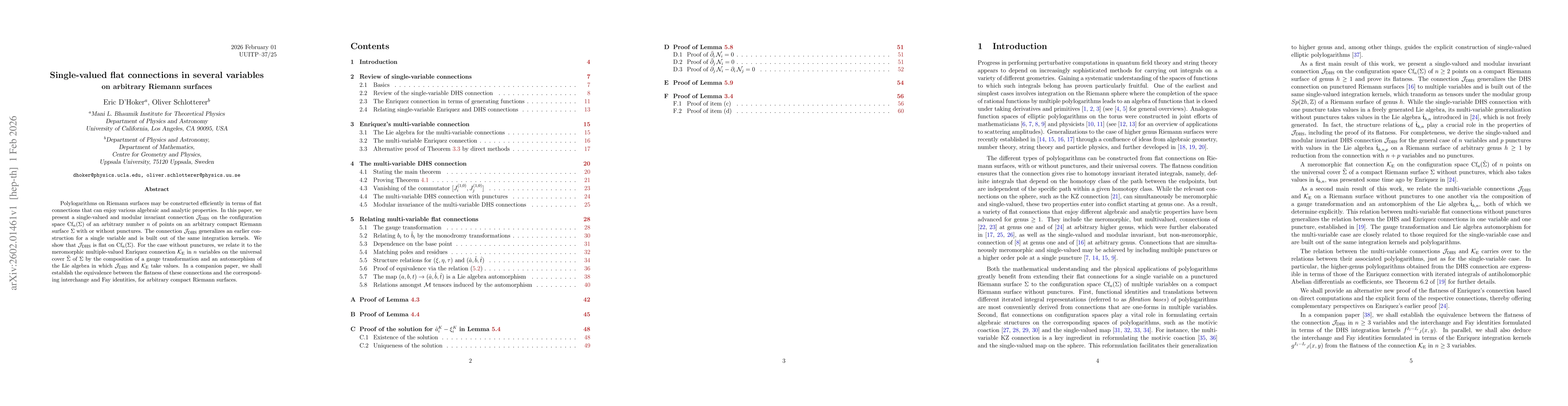 Thumbnail for Single-valued flat connections in several variables on arbitrary Riemann surfaces