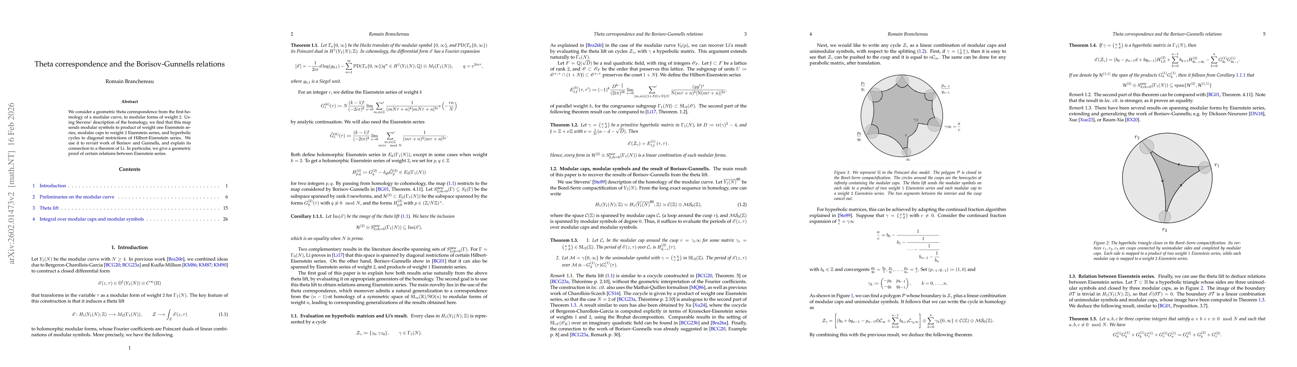 Thumbnail for Theta correspondence and the Borisov-Gunnells relations