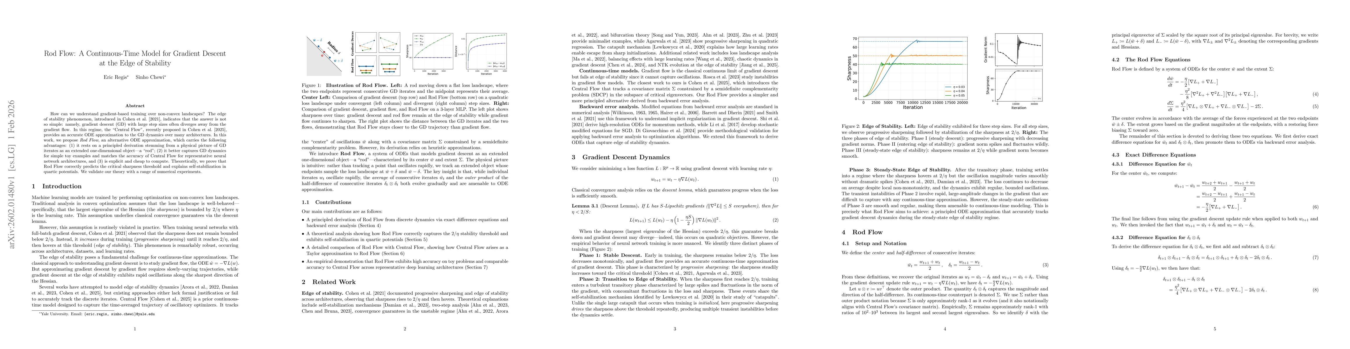 Thumbnail for Rod Flow: A Continuous-Time Model for Gradient Descent at the Edge of Stability