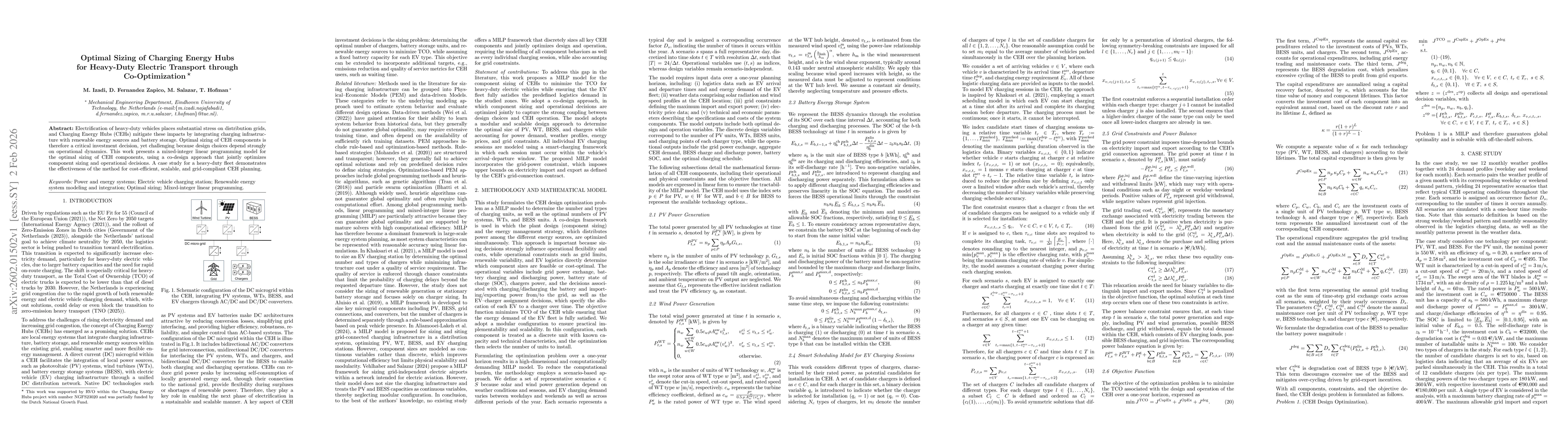 Thumbnail for Optimal Sizing of Charging Energy Hubs for Heavy-Duty Electric Transport through Co-Optimization