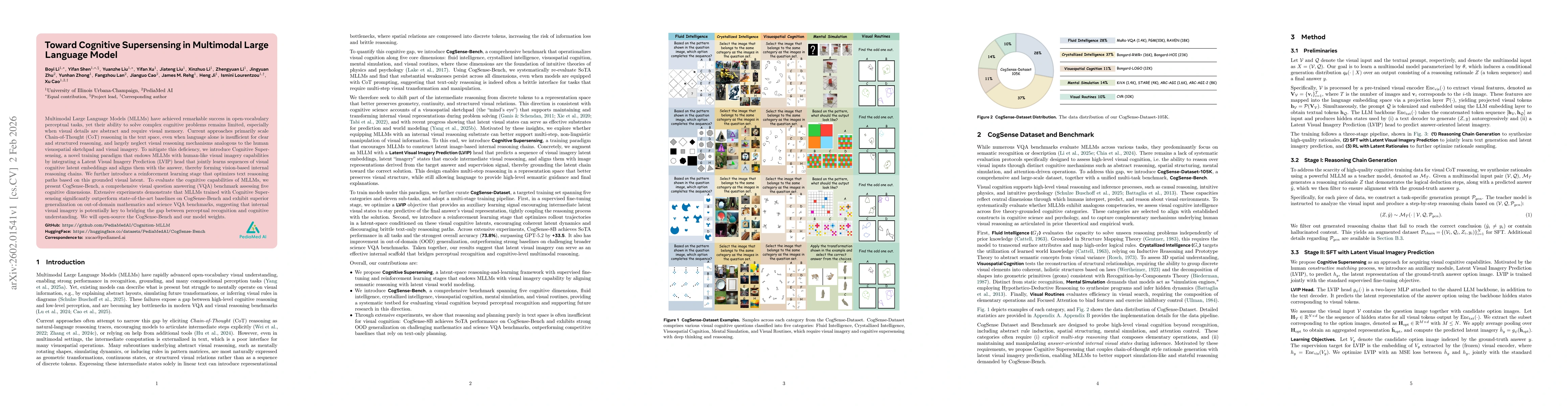 Thumbnail for Toward Cognitive Supersensing in Multimodal Large Language Model