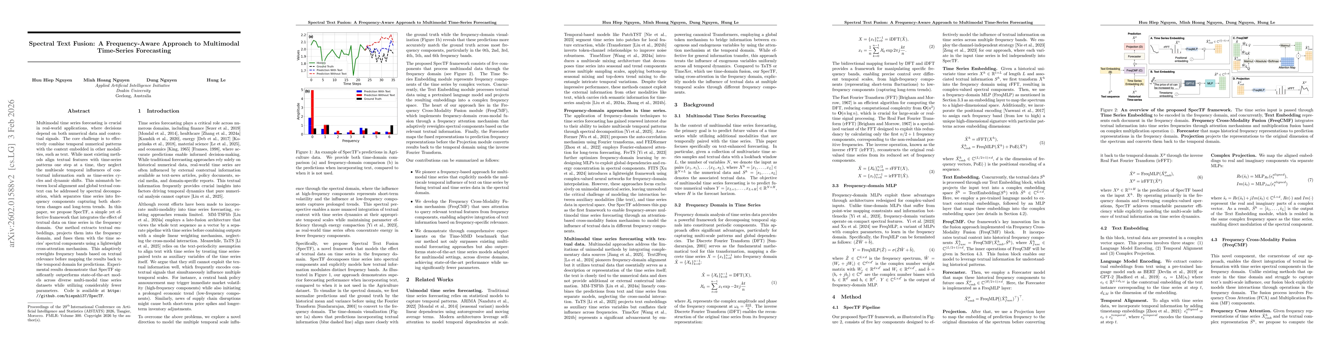 Thumbnail for Spectral Text Fusion: A Frequency-Aware Approach to Multimodal Time-Series Forecasting