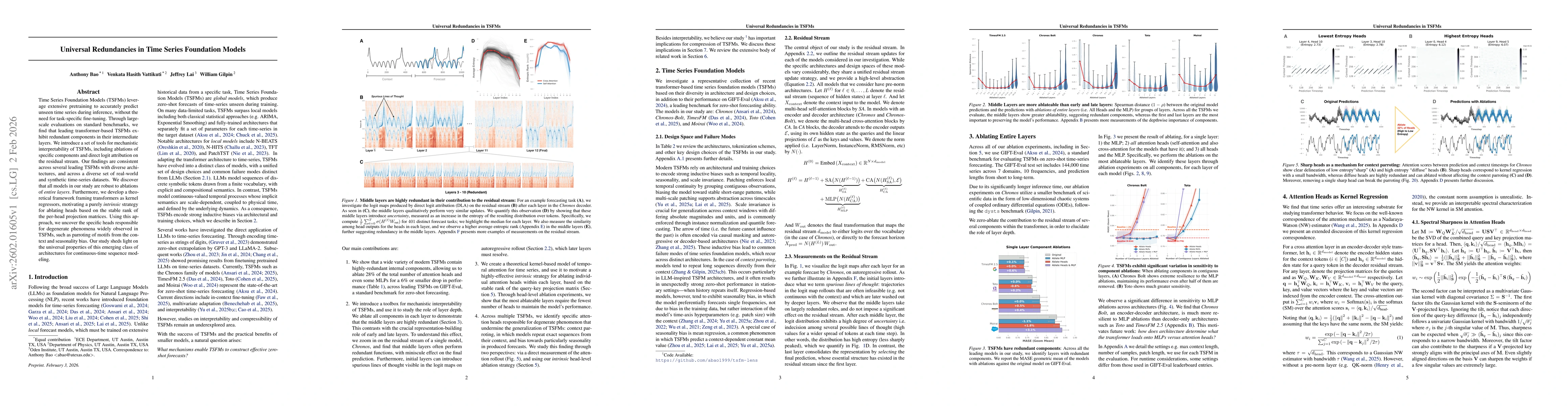 Thumbnail for Universal Redundancies in Time Series Foundation Models