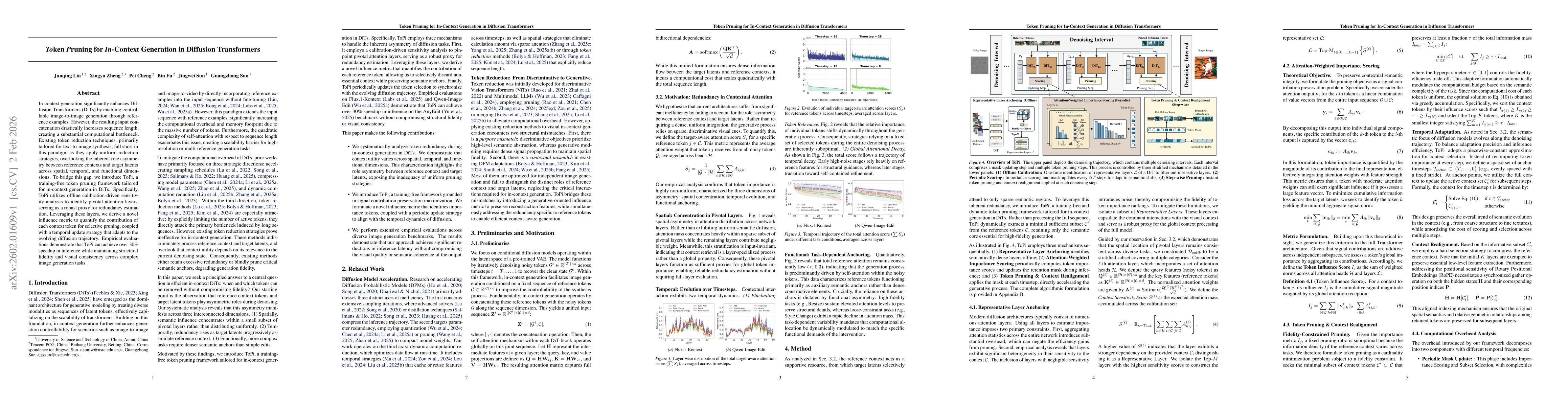 Thumbnail for Token Pruning for In-Context Generation in Diffusion Transformers