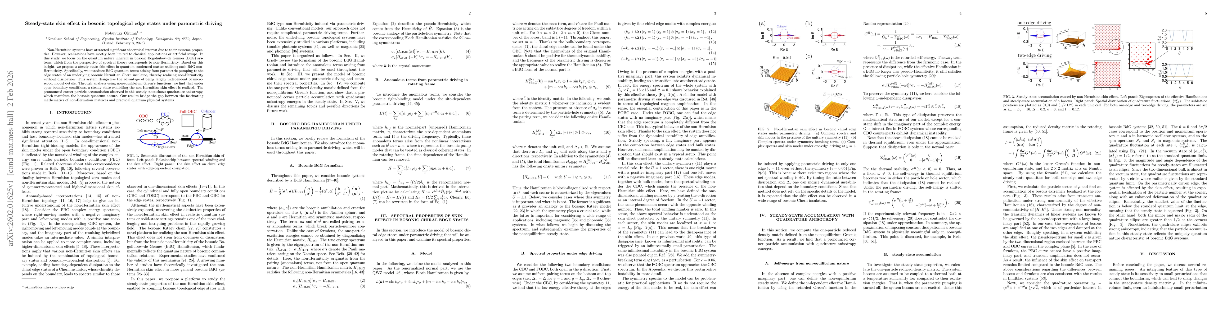 Thumbnail for Steady-state skin effect in bosonic topological edge states under parametric driving