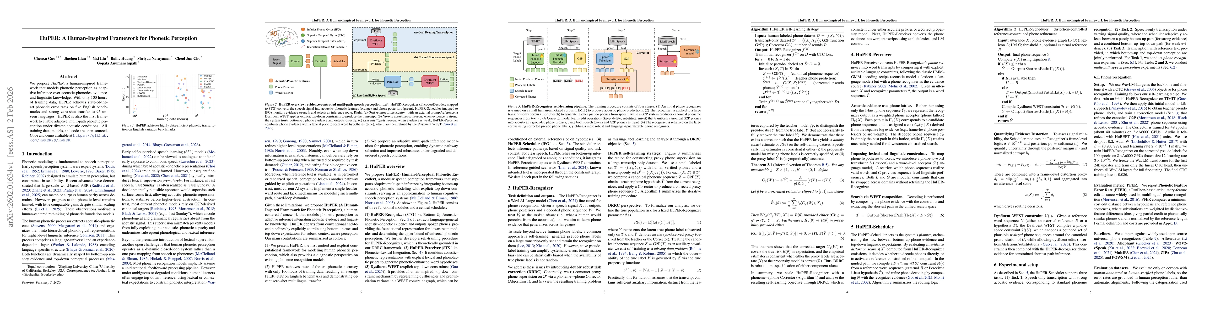 Thumbnail for HuPER: A Human-Inspired Framework for Phonetic Perception