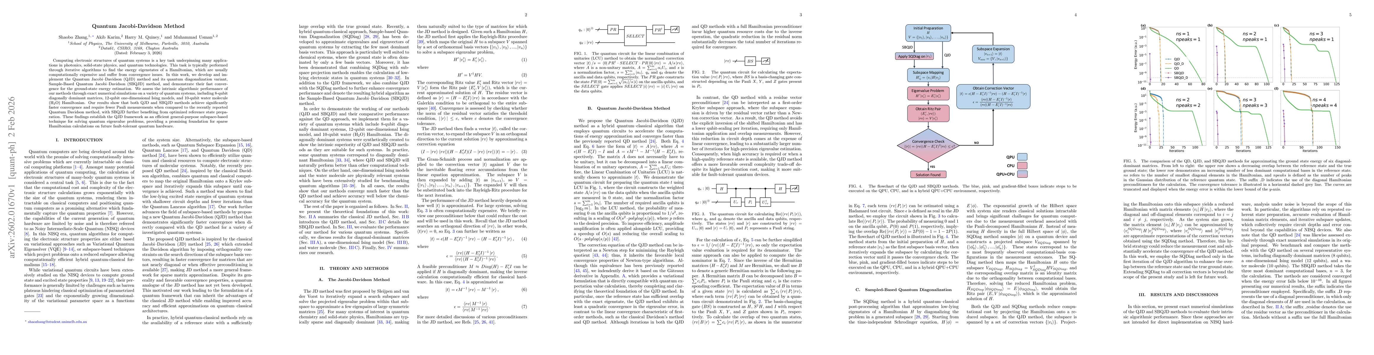 Thumbnail for Quantum Jacobi-Davidson Method