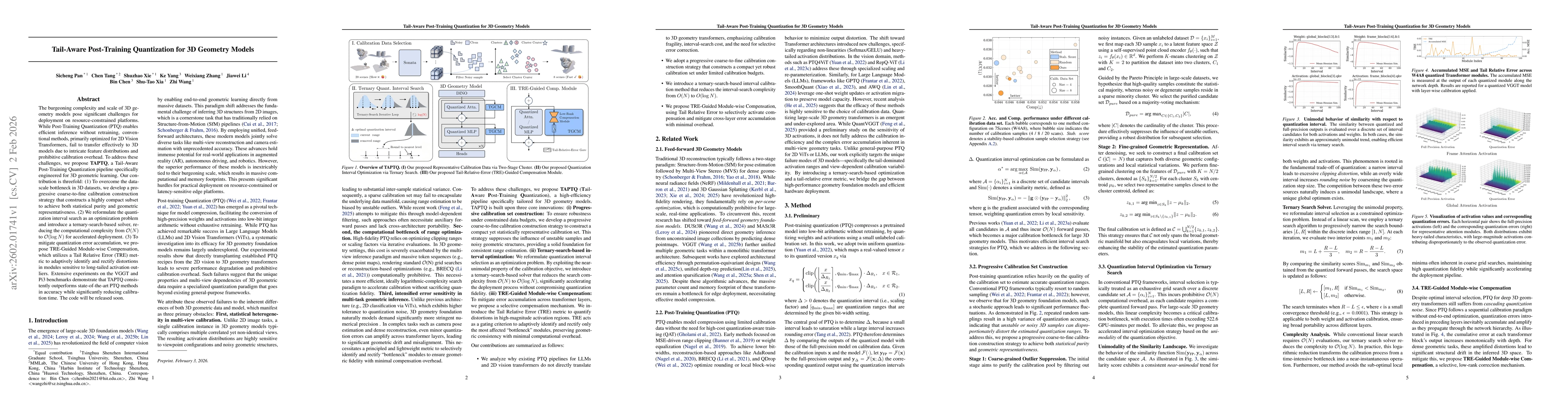 Thumbnail for Tail-Aware Post-Training Quantization for 3D Geometry Models