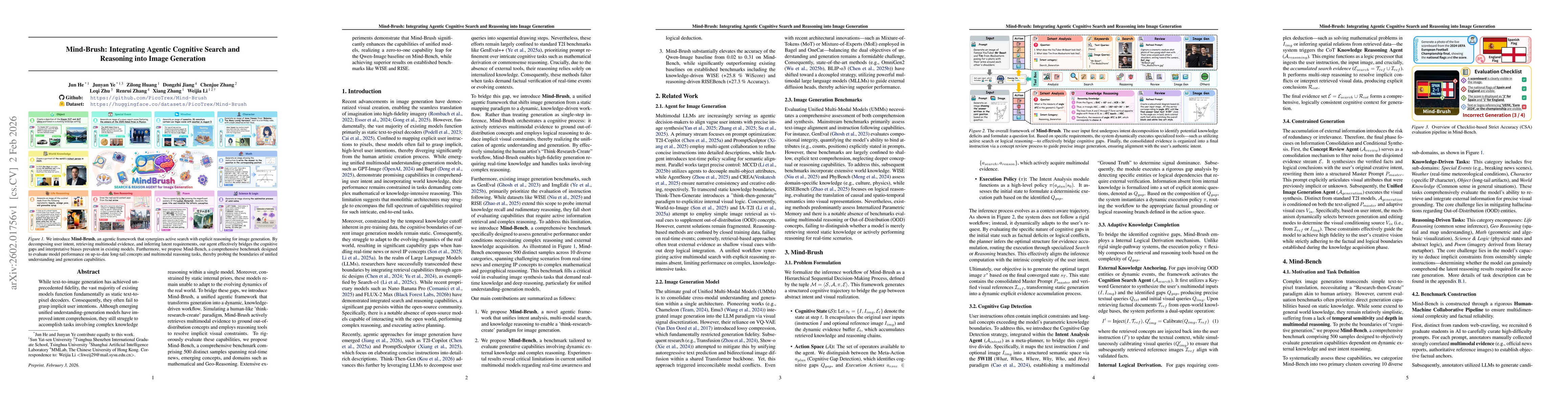 Thumbnail for Mind-Brush: Integrating Agentic Cognitive Search and Reasoning into Image Generation