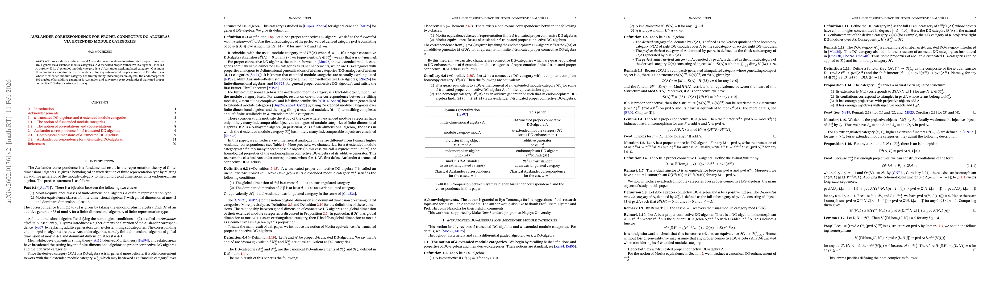 Thumbnail for Auslander correspondence for truncated connective DG-algebras