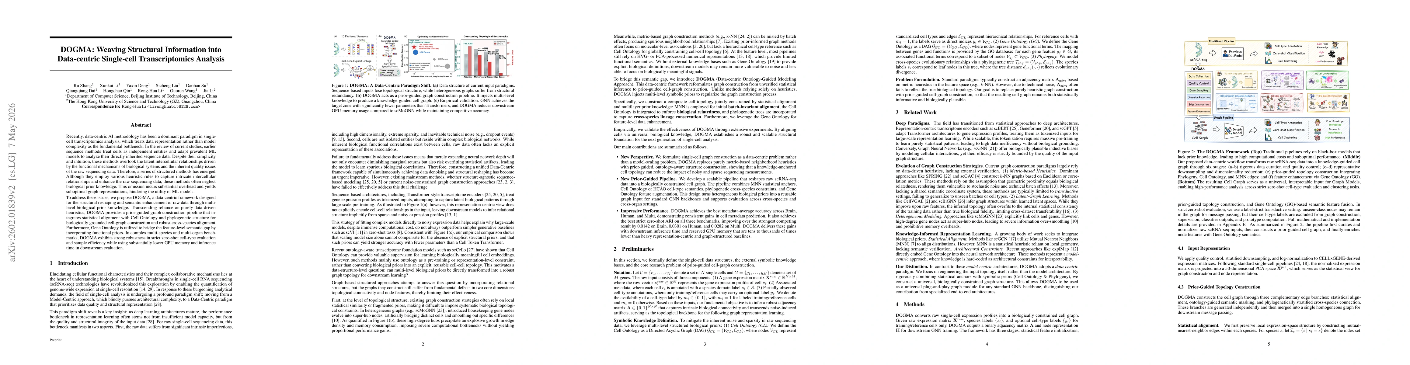 Thumbnail for DOGMA: Weaving Structural Information into Data-centric Single-cell Transcriptomics Analysis