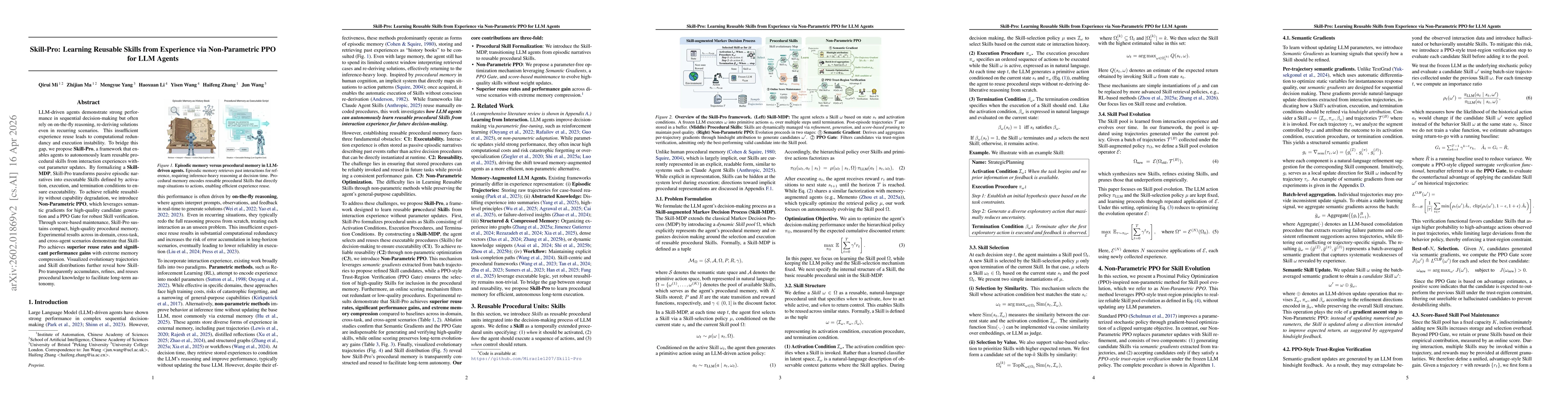 Thumbnail for ProcMEM: Learning Reusable Procedural Memory from Experience via Non-Parametric PPO for LLM Agents