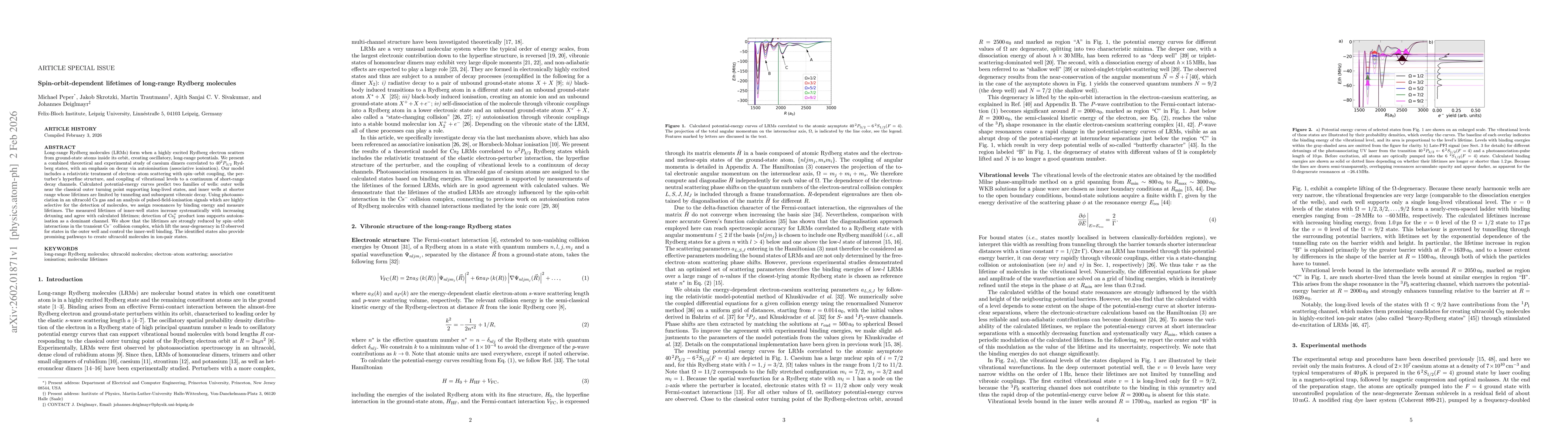 Thumbnail for Spin-orbit-dependent lifetimes of long-range Rydberg molecules