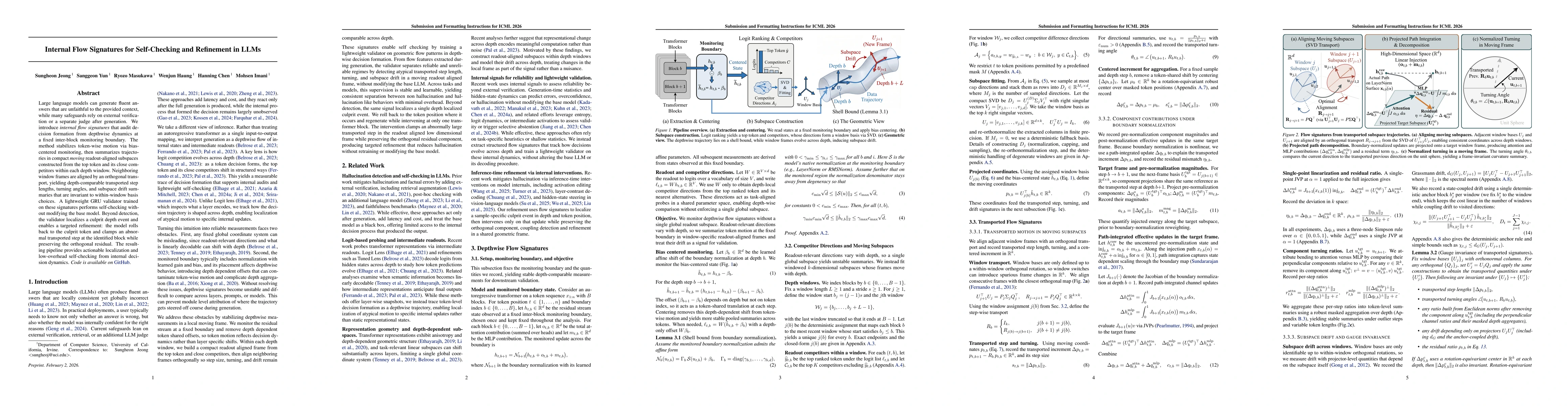 Thumbnail for Internal Flow Signatures for Self-Checking and Refinement in LLMs