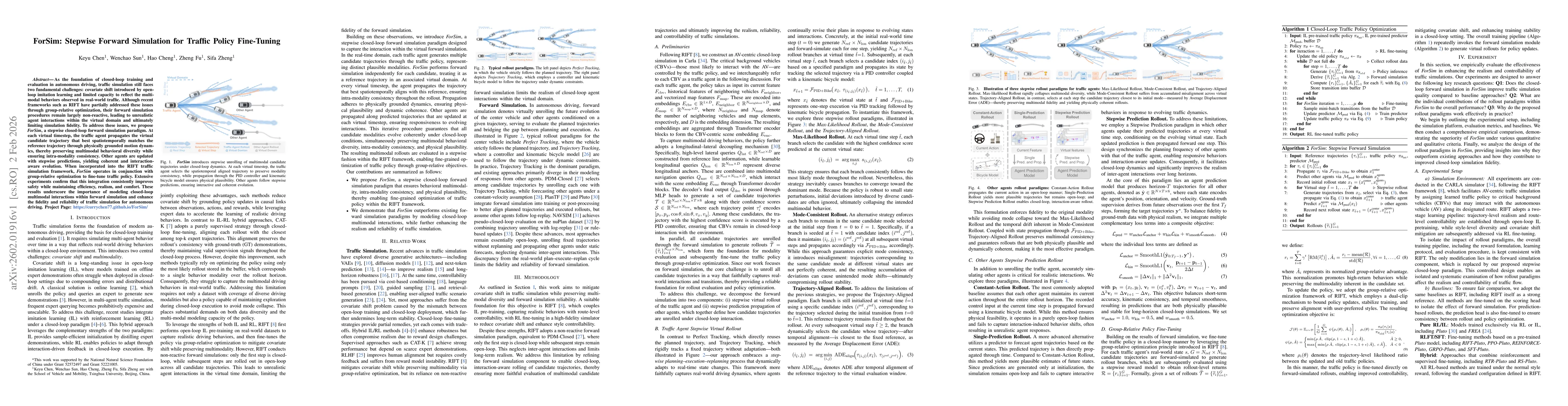 Thumbnail for ForSim: Stepwise Forward Simulation for Traffic Policy Fine-Tuning