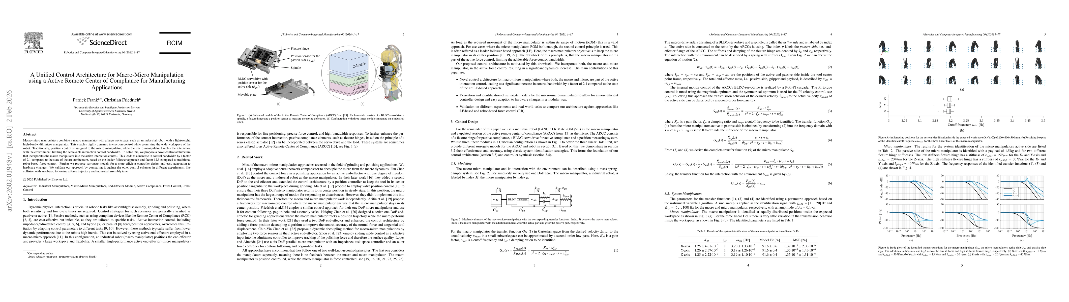 Thumbnail for A Unified Control Architecture for Macro-Micro Manipulation using a Active Remote Center of Compliance for Manufacturing Applications