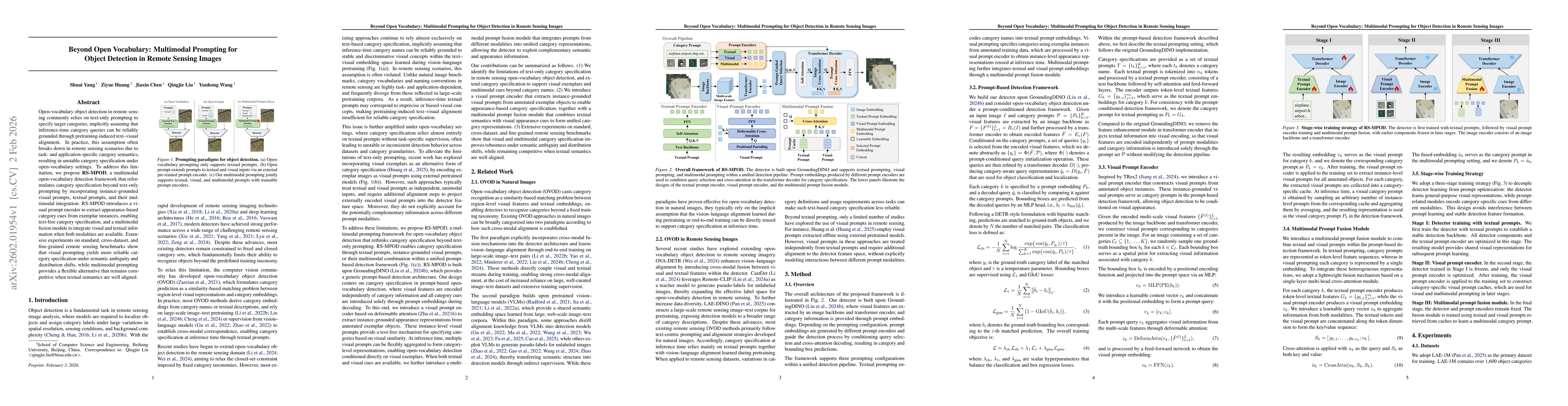 Thumbnail for Beyond Open Vocabulary: Multimodal Prompting for Object Detection in Remote Sensing Images