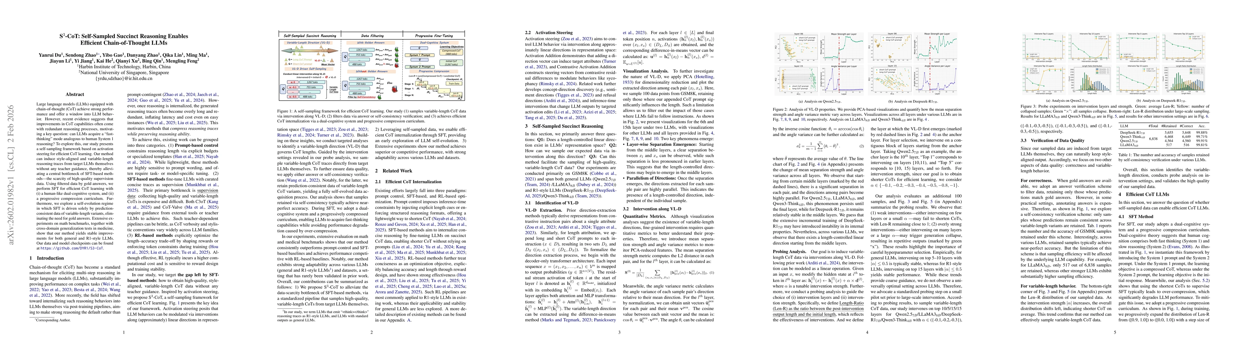 Thumbnail for S3-CoT: Self-Sampled Succinct Reasoning Enables Efficient Chain-of-Thought LLMs
