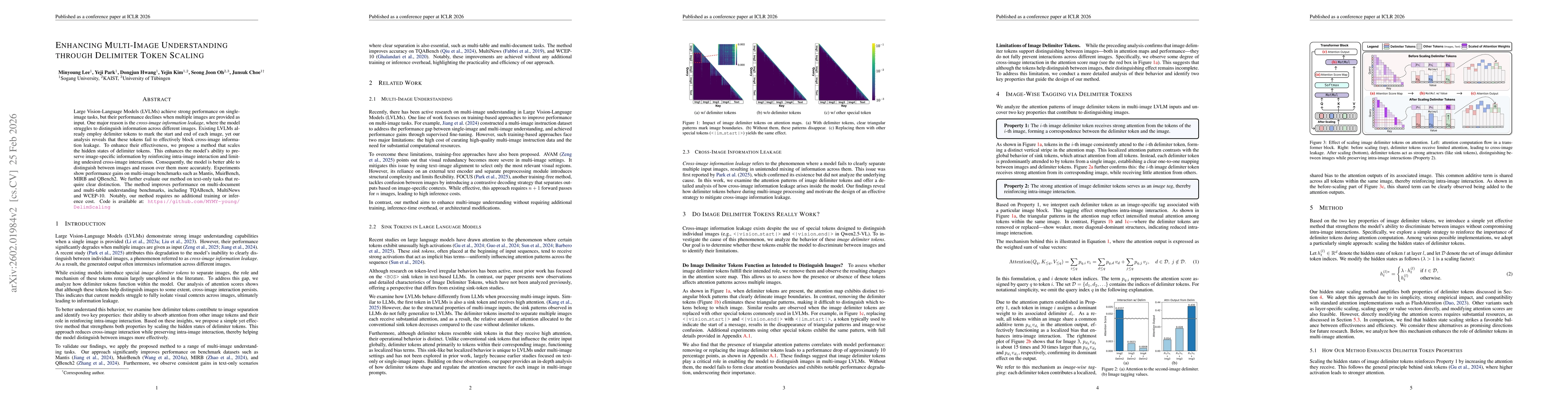 Thumbnail for Enhancing Multi-Image Understanding through Delimiter Token Scaling