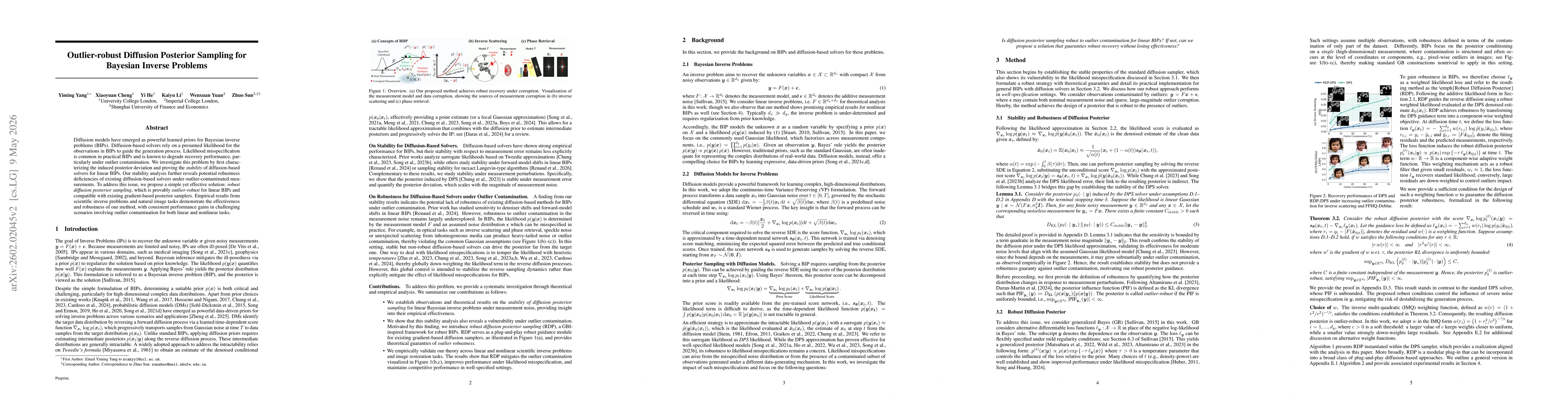 Thumbnail for On Stability and Robustness of Diffusion Posterior Sampling for Bayesian Inverse Problems