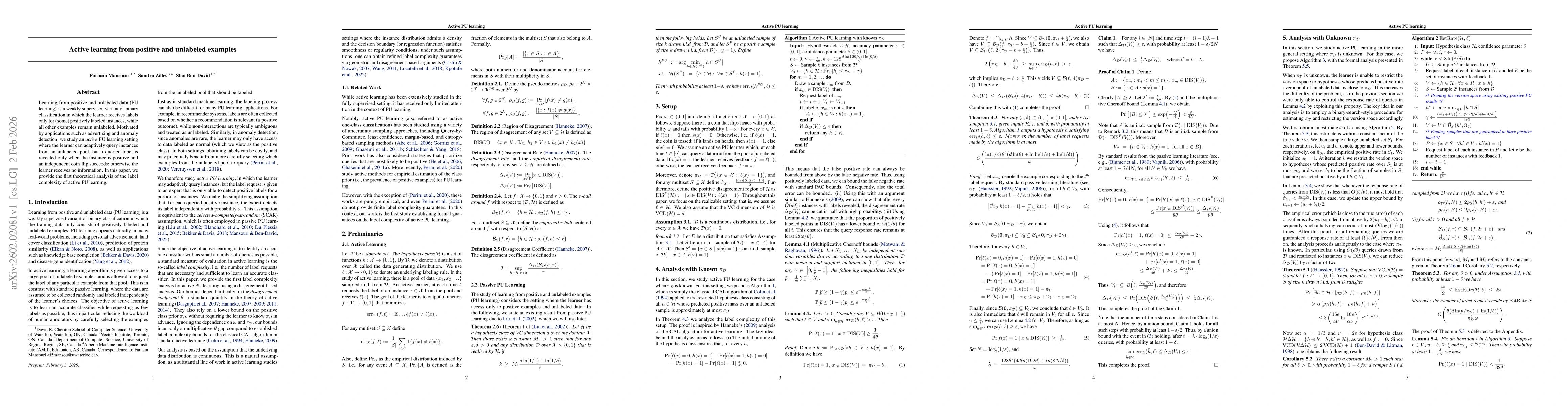 Thumbnail for Active learning from positive and unlabeled examples