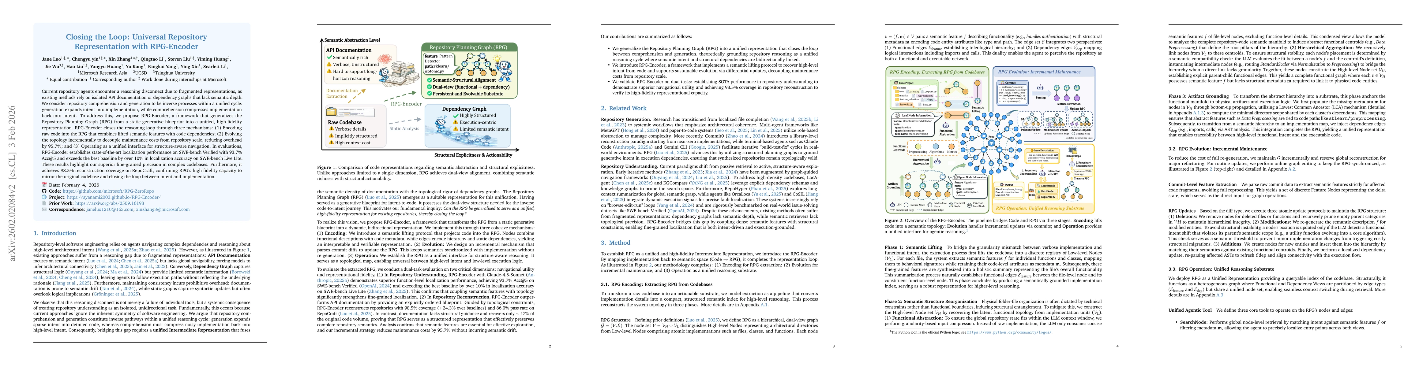Thumbnail for Closing the Loop: Universal Repository Representation with RPG-Encoder