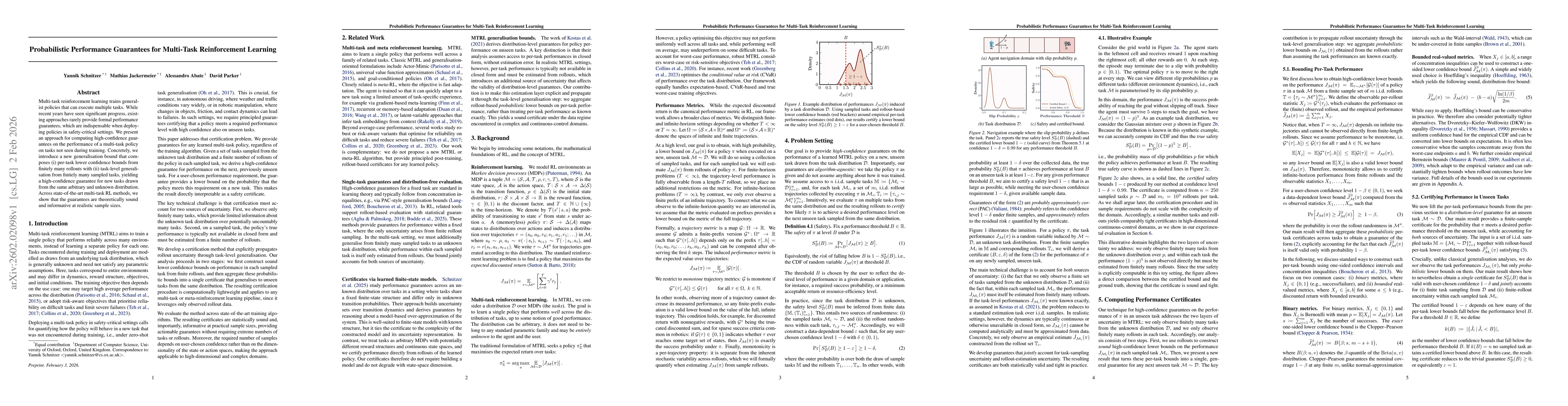 Thumbnail for Probabilistic Performance Guarantees for Multi-Task Reinforcement Learning