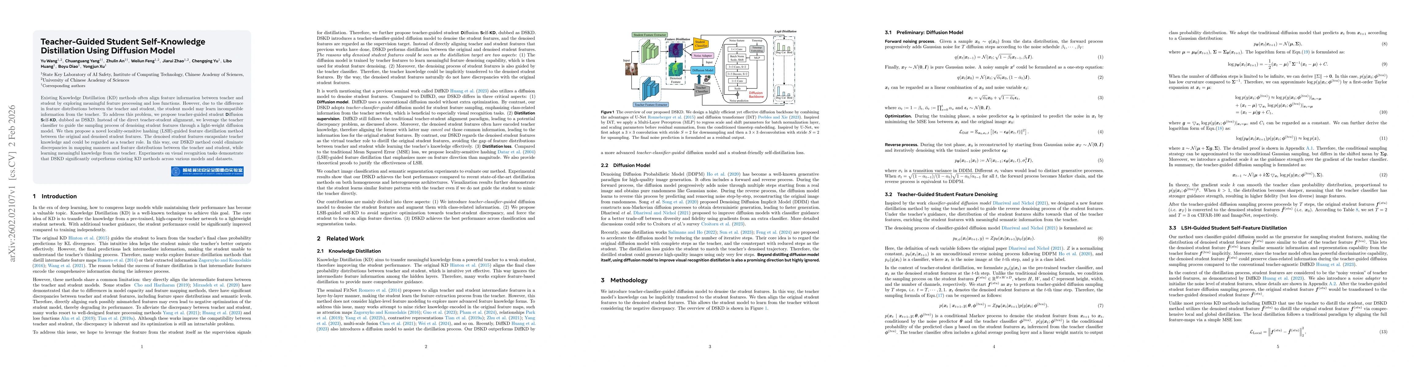 Thumbnail for Teacher-Guided Student Self-Knowledge Distillation Using Diffusion Model