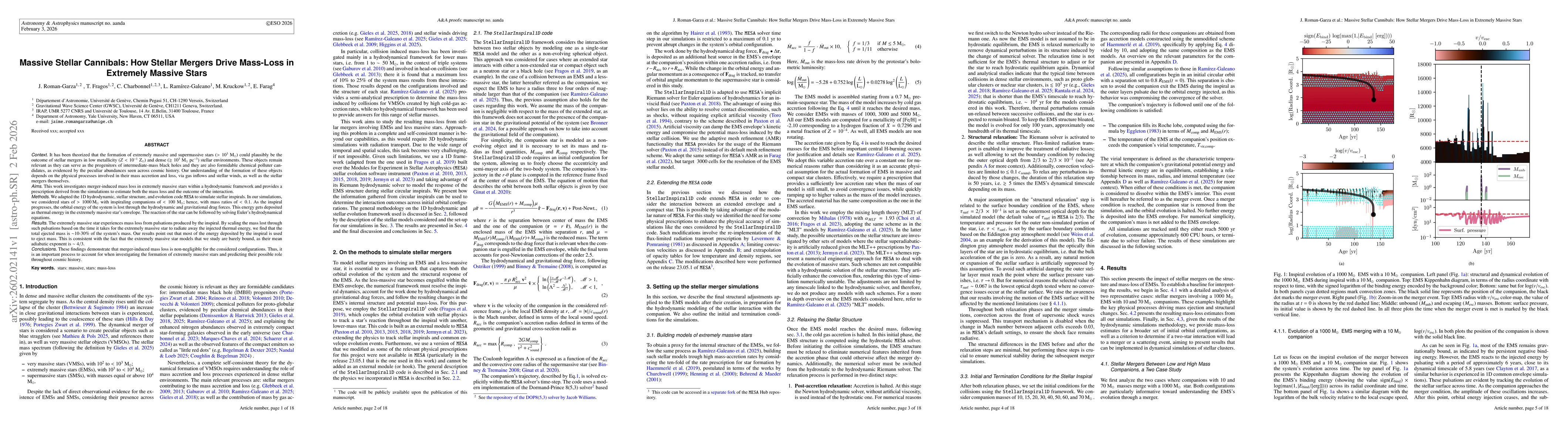 Thumbnail for Massive stellar cannibals: How stellar mergers drive mass-loss in extremely massive stars