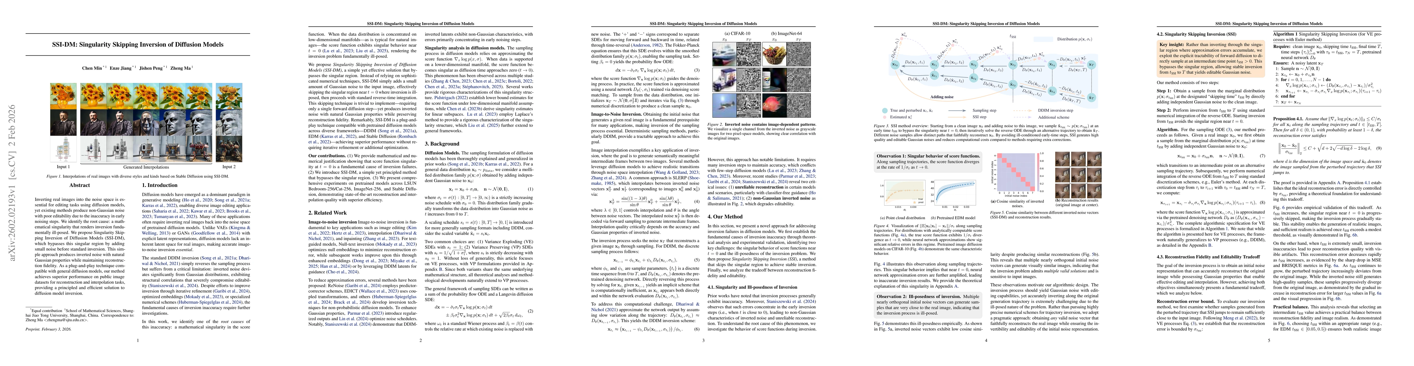 Thumbnail for SSI-DM: Singularity Skipping Inversion of Diffusion Models