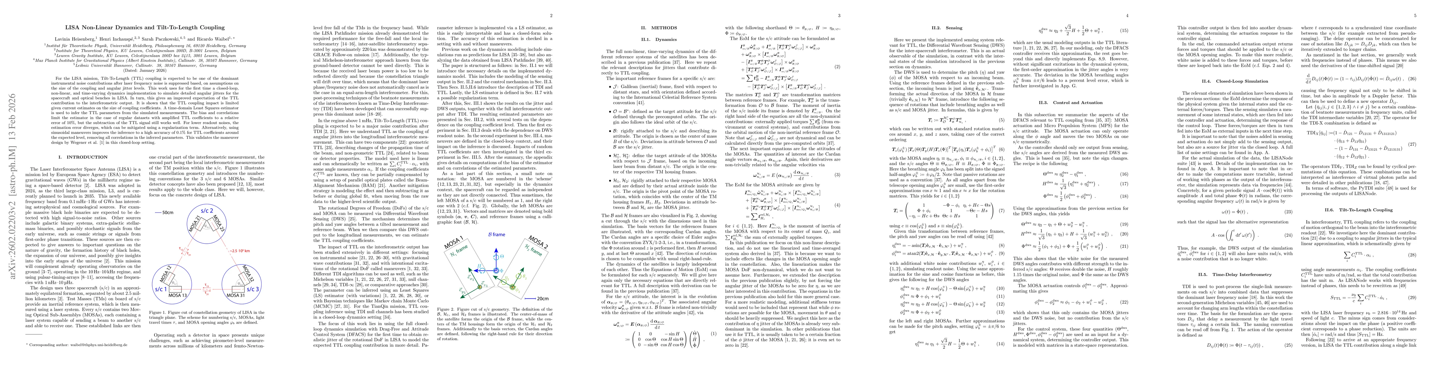 Thumbnail for LISA Non-Linear Dynamics and Tilt-To-Length Coupling