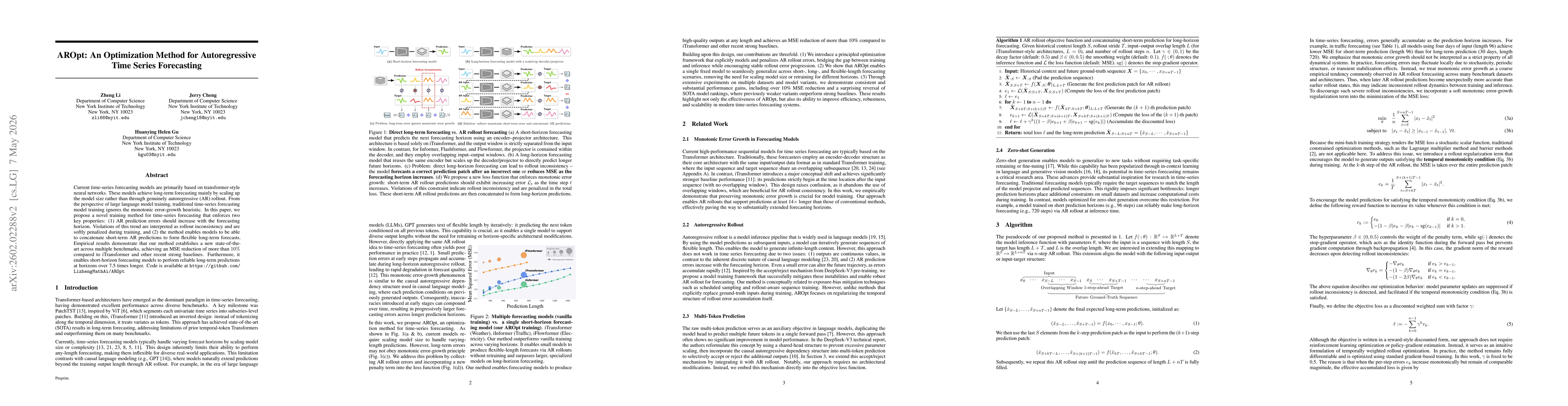 Thumbnail for An Optimization Method for Autoregressive Time Series Forecasting