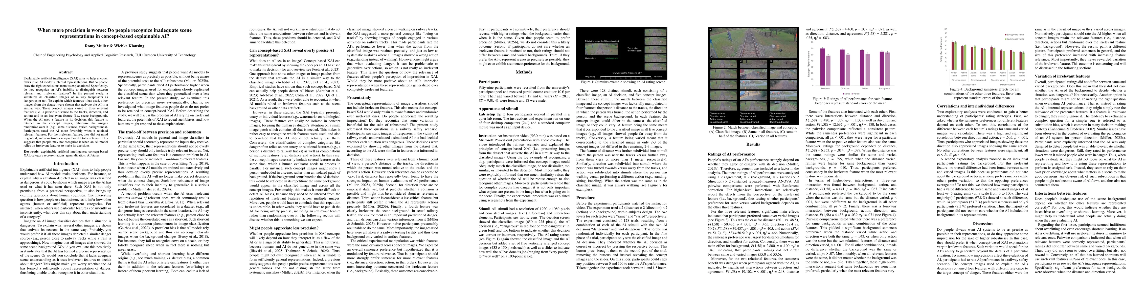Thumbnail for When more precision is worse: Do people recognize inadequate scene representations in concept-based explainable AI?