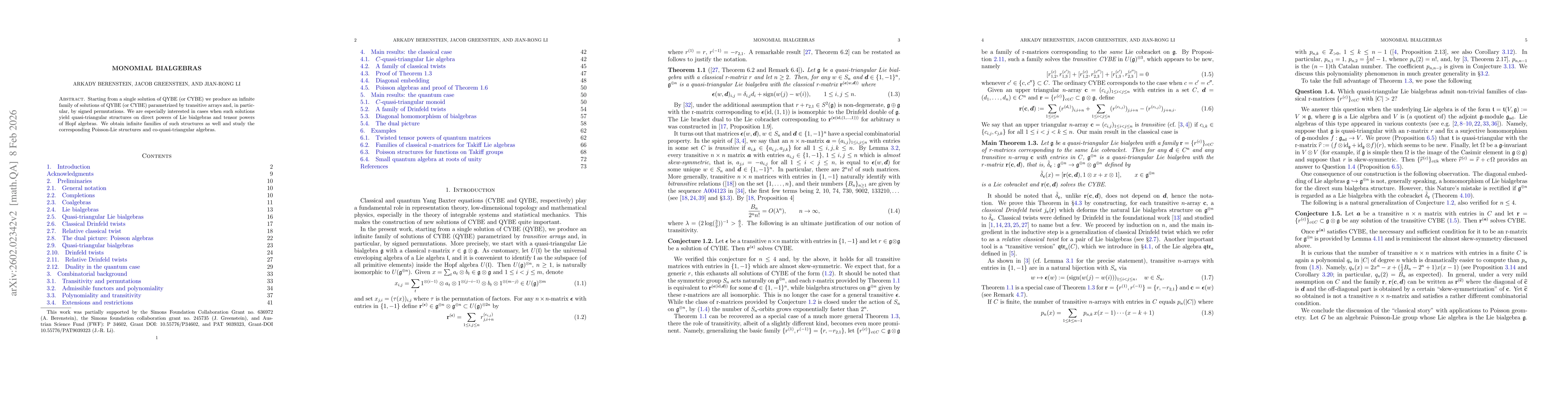 Thumbnail for Monomial bialgebras
