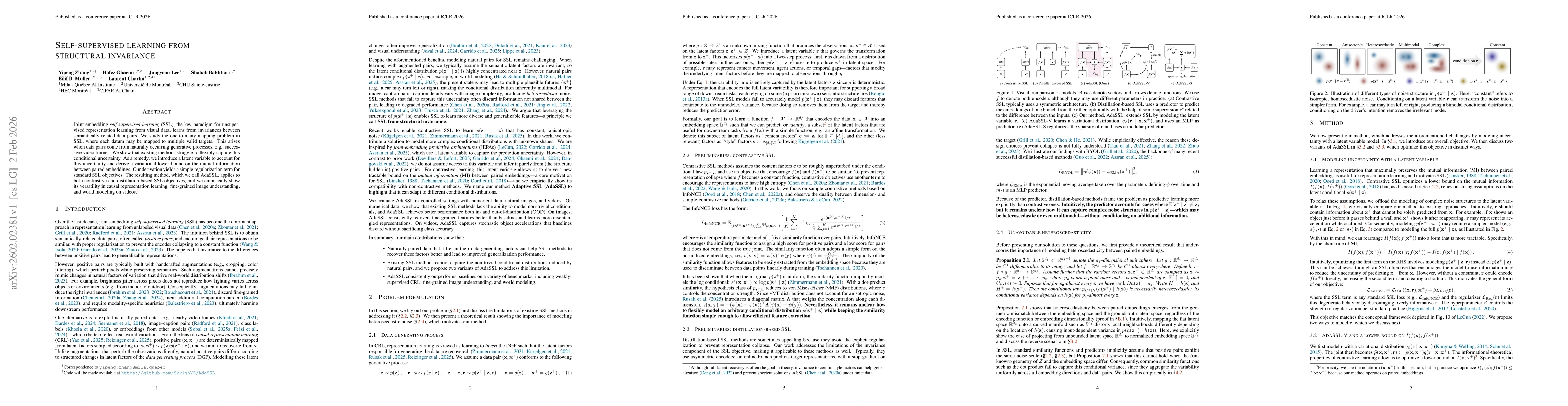 Thumbnail for Self-Supervised Learning from Structural Invariance