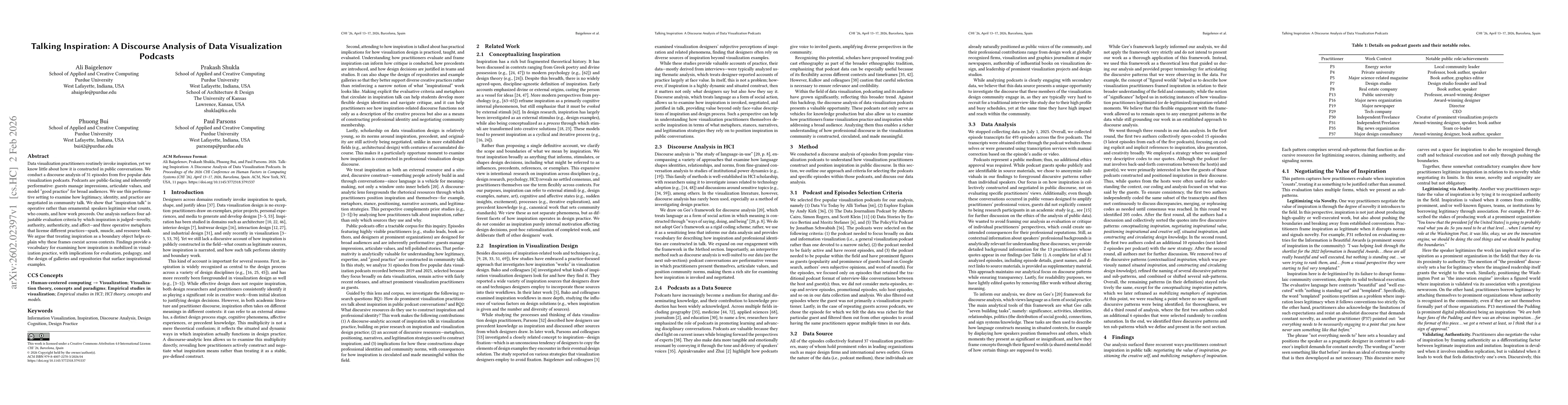 Thumbnail for Talking Inspiration: A Discourse Analysis of Data Visualization Podcasts