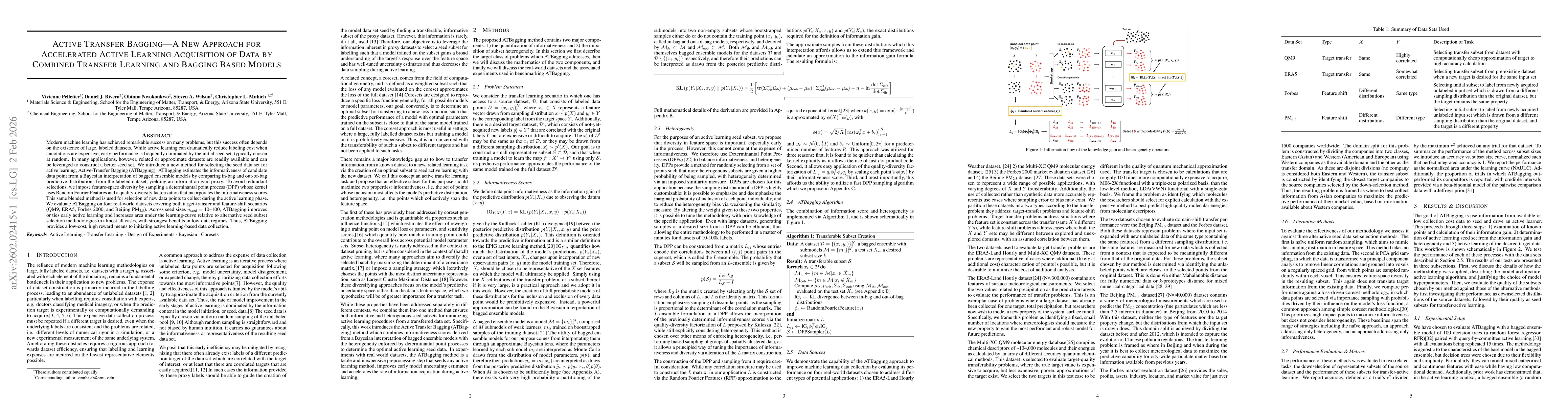 Thumbnail for Active Transfer Bagging: A New Approach for Accelerated Active Learning Acquisition of Data by Combined Transfer Learning and Bagging Based Models
