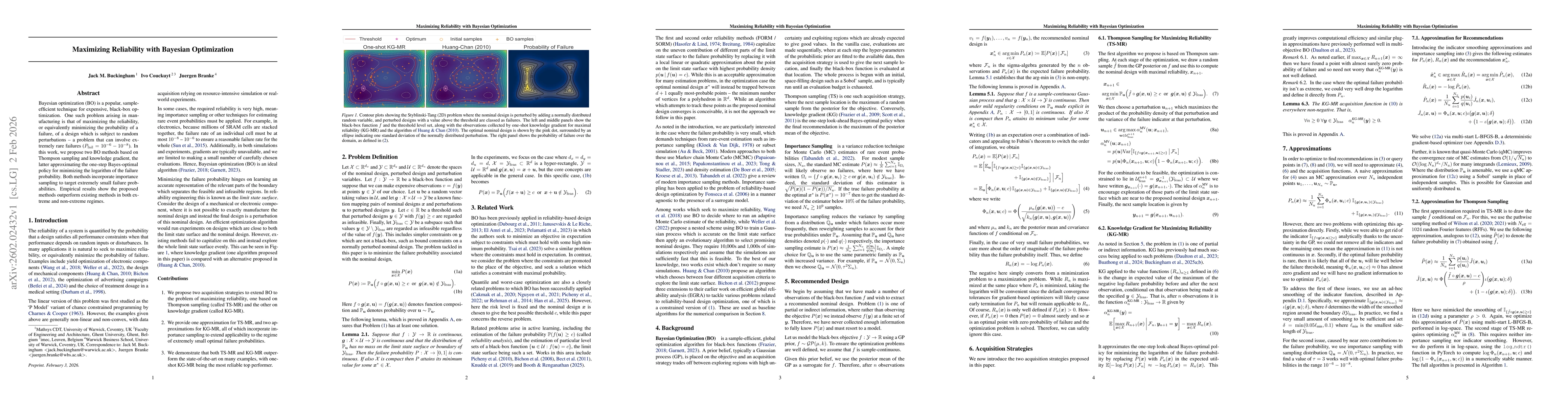 Thumbnail for Maximizing Reliability with Bayesian Optimization