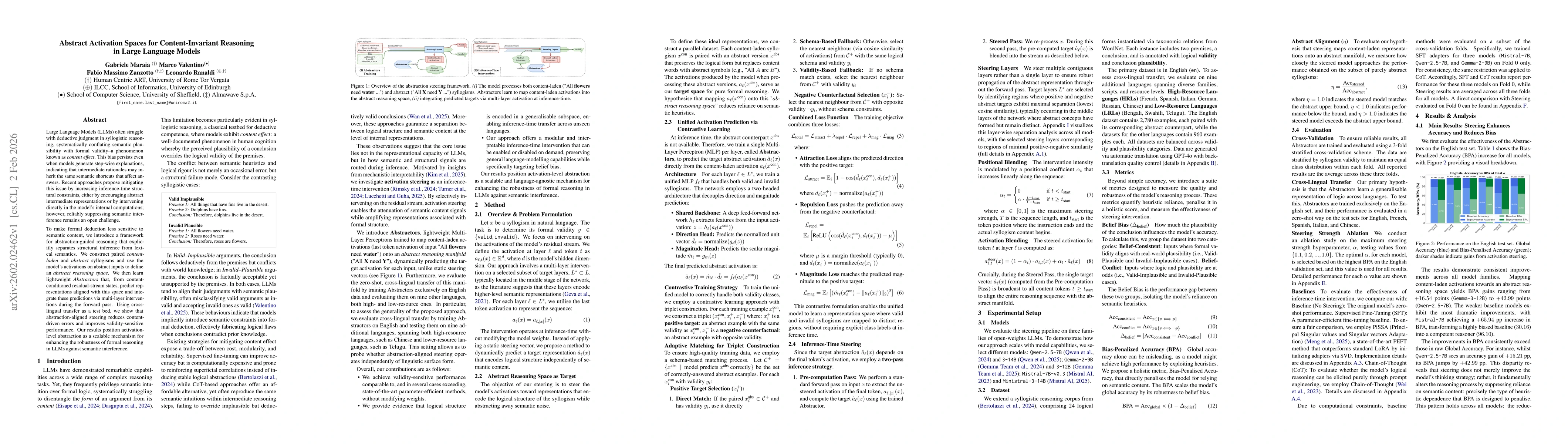 Thumbnail for Abstract Activation Spaces for Content-Invariant Reasoning in Large Language Models