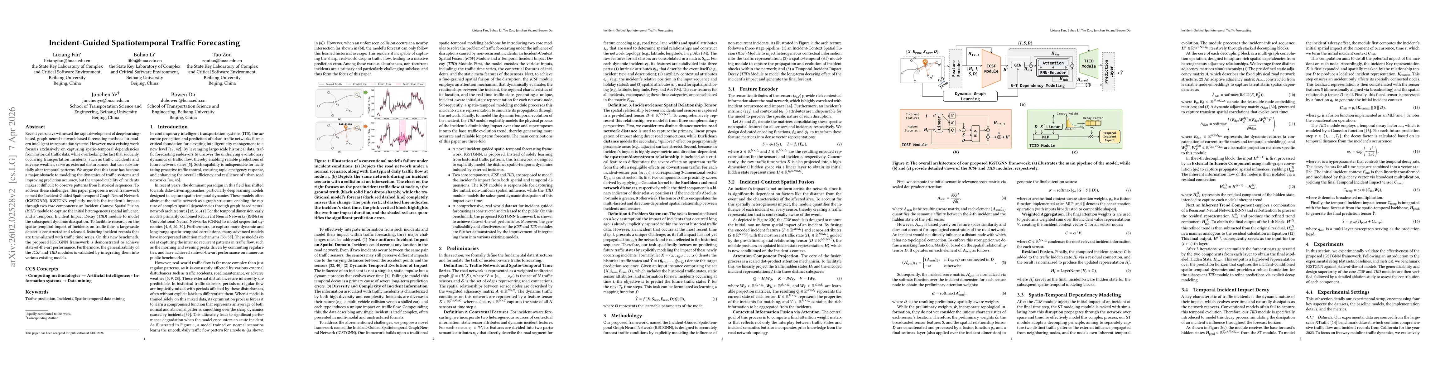 Thumbnail for Incident-Guided Spatiotemporal Traffic Forecasting